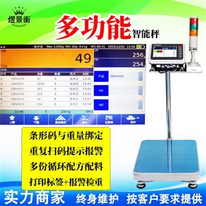 YJH-T7扫码复核配料秤 成品配料二次核验电子秤