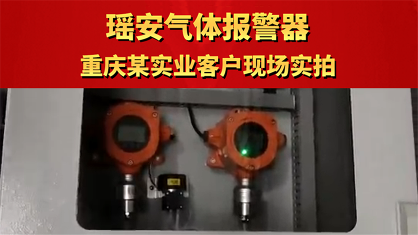 瑶安气体报警器 重庆某实业客户现场实拍