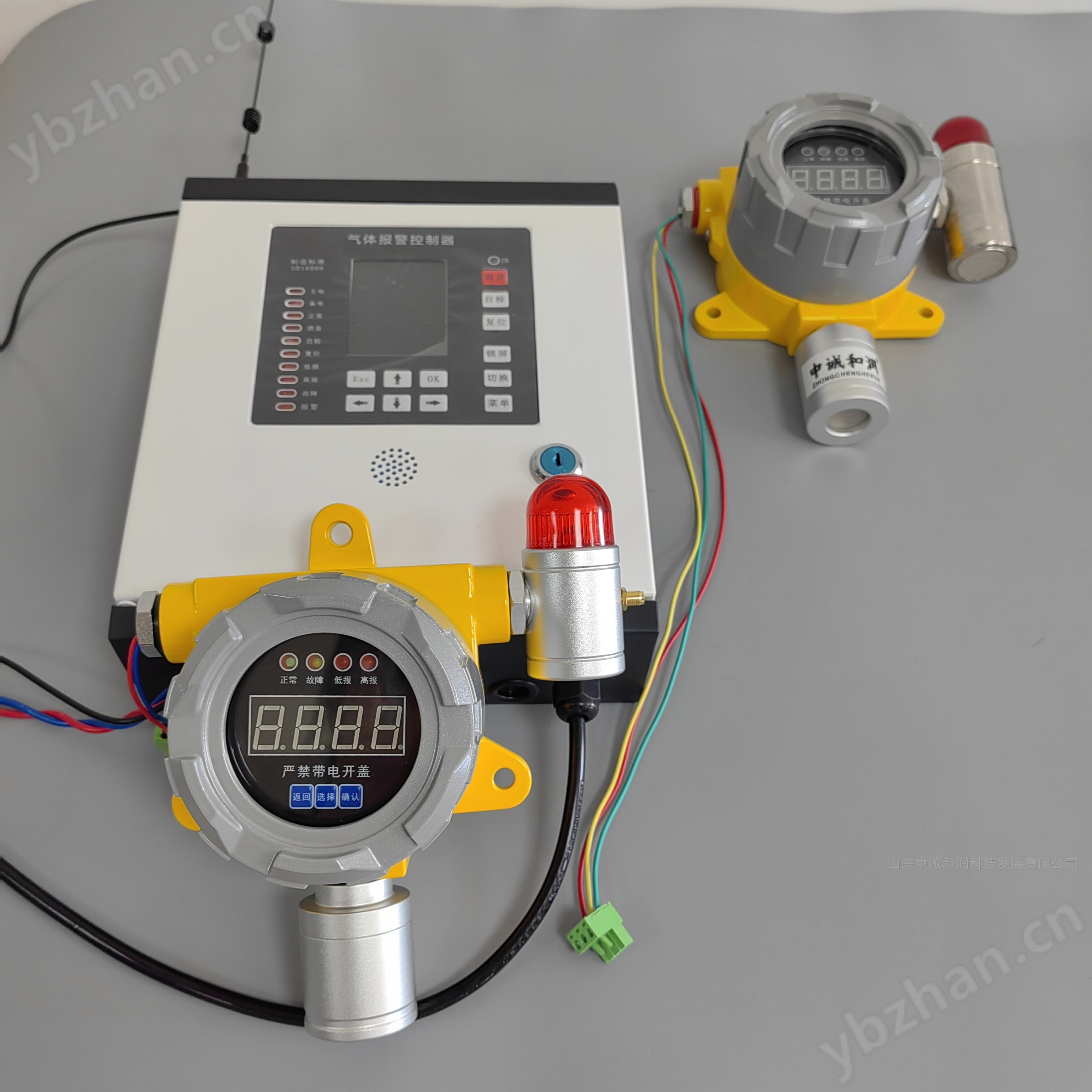 液化气泄漏检测仪联动排风扇电磁阀