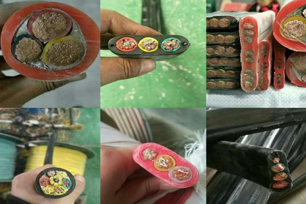 YFGCB雙鋼絲抗拉行車專用扁平電纜