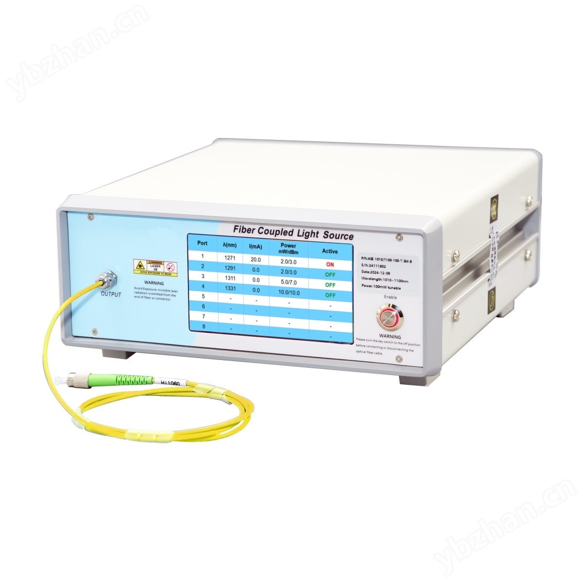 1271/1291/1311/1331nm多通道光纤光源