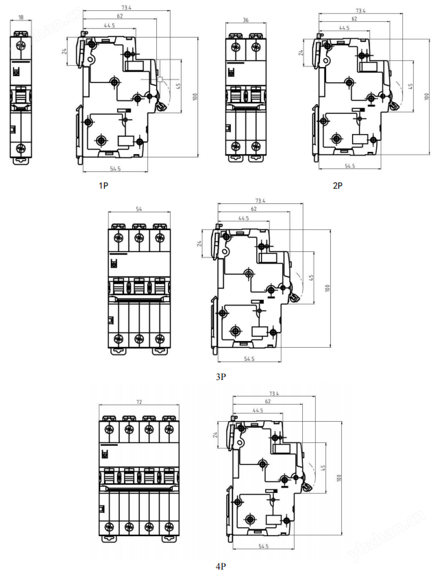 老旧小区电路改造智能微型断路器