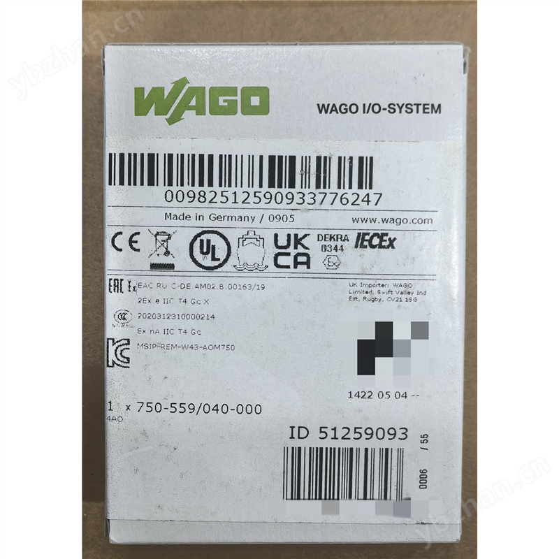 wago萬可代理商 模塊 德國進口 原裝現貨