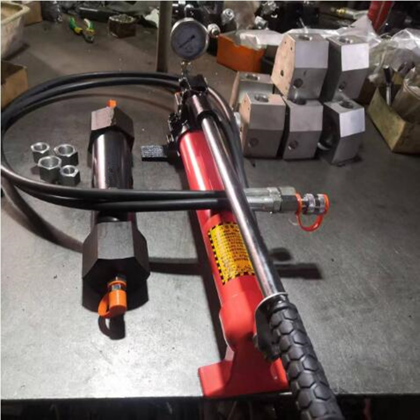 压注脂枪/手动液压泵型号:ZXZZQ-70mpa-B3T1库号：M412008