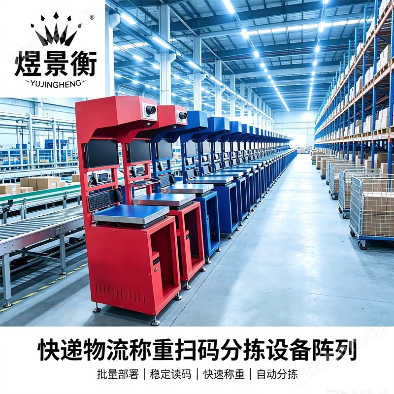 高精度快遞DWS稱重掃碼一體機(jī)量方三面掃