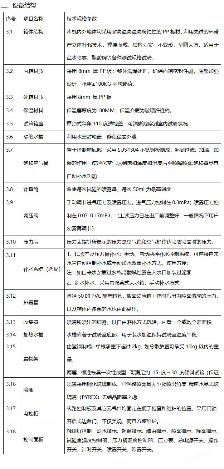 復合型鹽霧試驗機